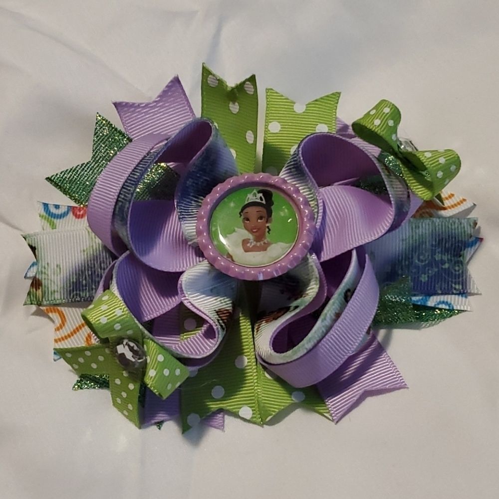 4.5 INCH DISNEY'S PRINCESS TIANA HAIRBOW